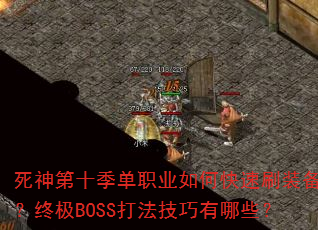 ʮְҵοˢװռBOSS򷨼Щ