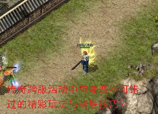 传奇跨服活动中有哪些不可错过的精彩玩法与制胜技巧? 传奇跨服活动中有哪些不可错过的精彩玩法与制胜技巧?