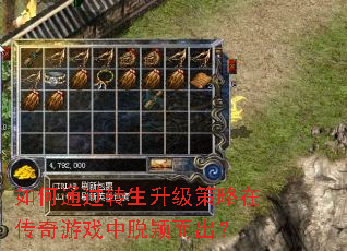 如何通过转生升级策略在传奇游戏中脱颖而出? 如何通过转生升级策略在传奇游戏中脱颖而出?