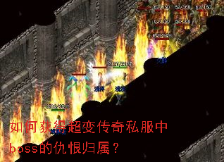 如何获得超变传奇私服中boss的仇恨归属? 如何获得超变传奇私服中boss的仇恨归属?