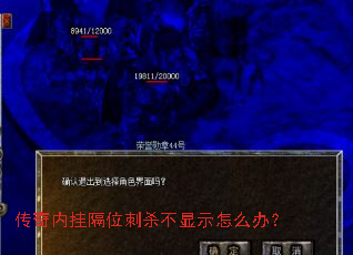 传奇内挂隔位刺杀不显示怎么办? 传奇内挂隔位刺杀不显示怎么办?