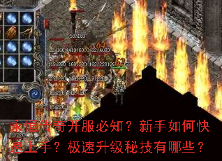 永恒传奇开服必知?新手如何快速上手?极速升级秘技有哪些? 永恒传奇开服必知?新手如何快速上手?极速升级秘技有哪些?