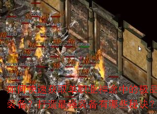 ��ο��ٻ�ȡ��ְҵ��;�еļ�Ʒװ����������ǿװ������Щ�ؾ���