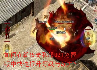 如何在新传奇私服021免费版中快速提升等级与战力? 如何在新传奇私服021免费版中快速提升等级与战力?