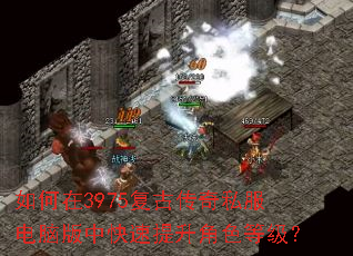 如何在3975复古传奇私服电脑版中快速提升角色等级? 如何在3975复古传奇私服电脑版中快速提升角色等级?